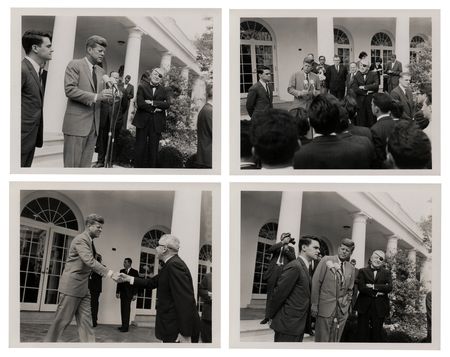 Lot #133 John F. Kennedy (4) Original Vintage Candid Photographs - Image 1