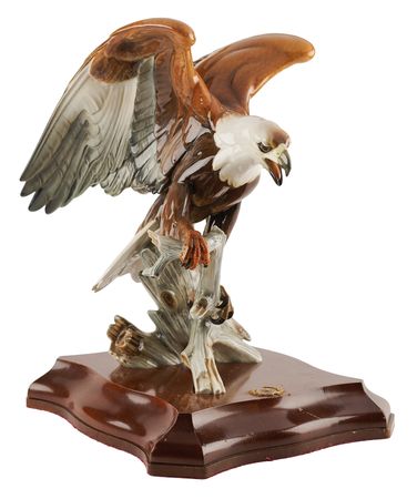 Lot #59 Richard Nixon's Hutschenreuther Porcelain Bald Eagle Sculpture - Image 2