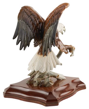 Lot #59 Richard Nixon's Hutschenreuther Porcelain Bald Eagle Sculpture - Image 3