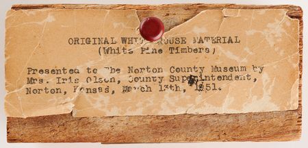 Lot #223 White House 1950 Renovation Wood - Image 2