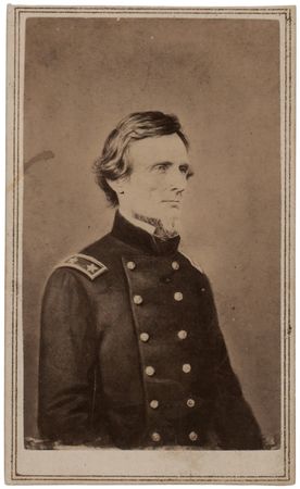 Lot #476 Jefferson Davis Carte-de-Visite Photograph - Image 1