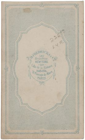 Lot #476 Jefferson Davis Carte-de-Visite Photograph - Image 2