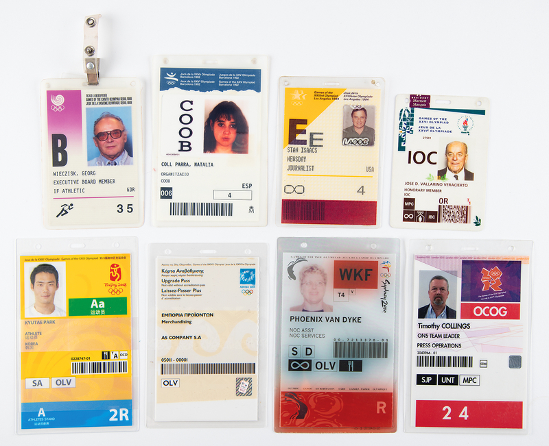 Lot 3238 Summer Olympics (1984-2012) ID Lot of (8)