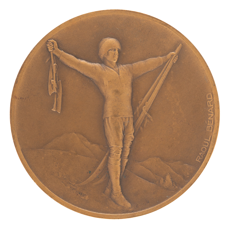 Lot 3063 Chamonix 1924 Winter Olympics Bronze Winner's Medal