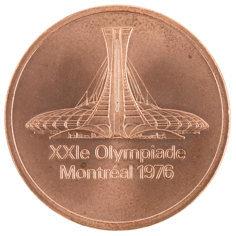 Lot 3149 Montreal 1976 Summer Olympics Copper Participation Medal