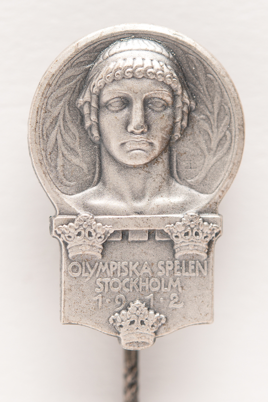 Lot 3184 Stockholm 1912 Summer Olympics Miniature Competitor's Pin