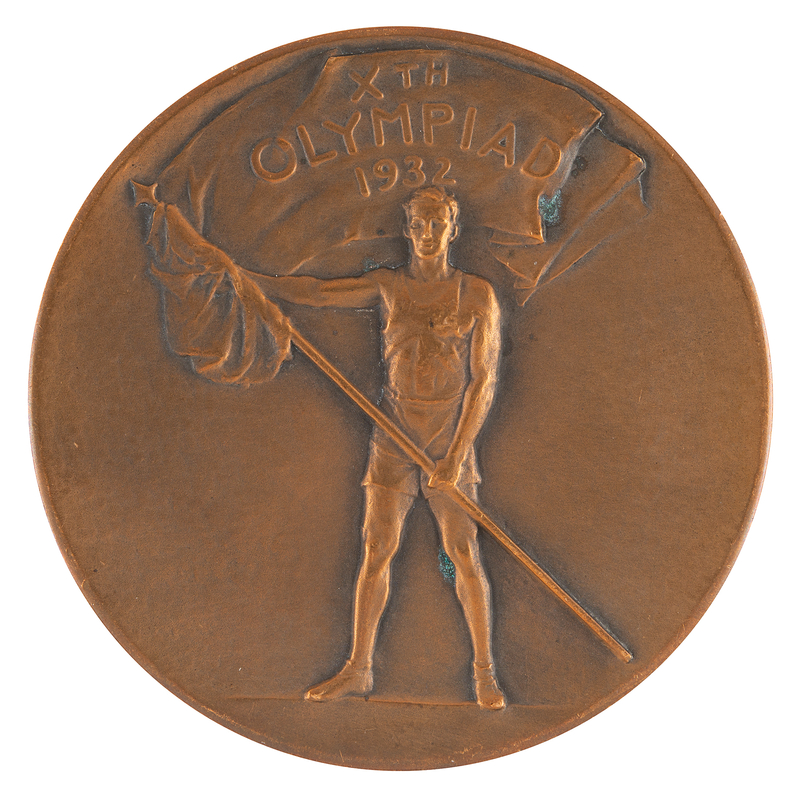 Lot 3127 Los Angeles 1932 Summer Olympics Bronze Participation Medal