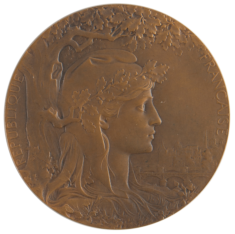 Lot 3299 Paris 1900 Exposition Universelle/Summer Olympics Bronze Commemorative Medal