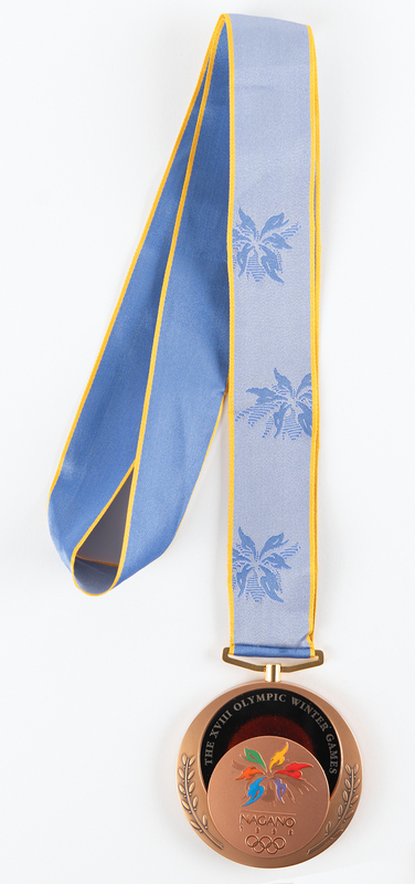 Lot 3097 Nagano 1998 Winter Olympics Bronze Winner's Medal for Ski Jumping