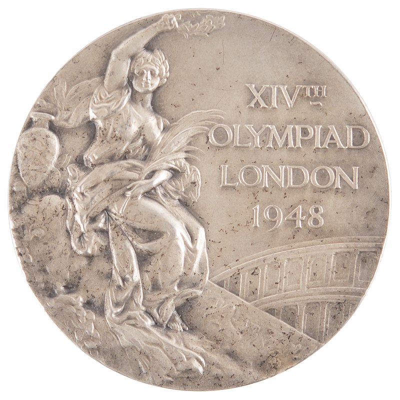 Lot 3074 London 1948 Summer Olympics Silver Winner's Medal