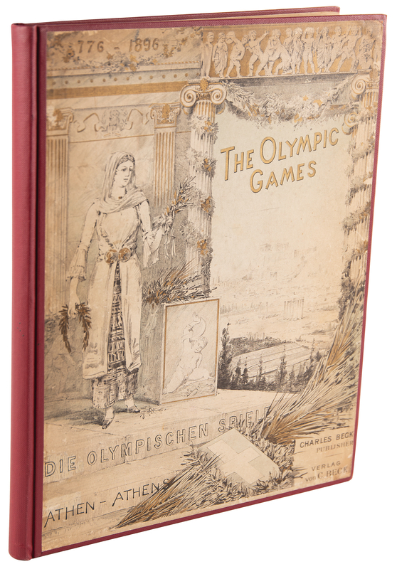 Lot 3277 Athens 1896 Olympics Official Report (German-and-English Language)