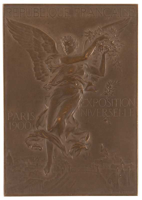Lot 3046 Paris 1900 Olympics Bronze Winner's Medal for Shooting