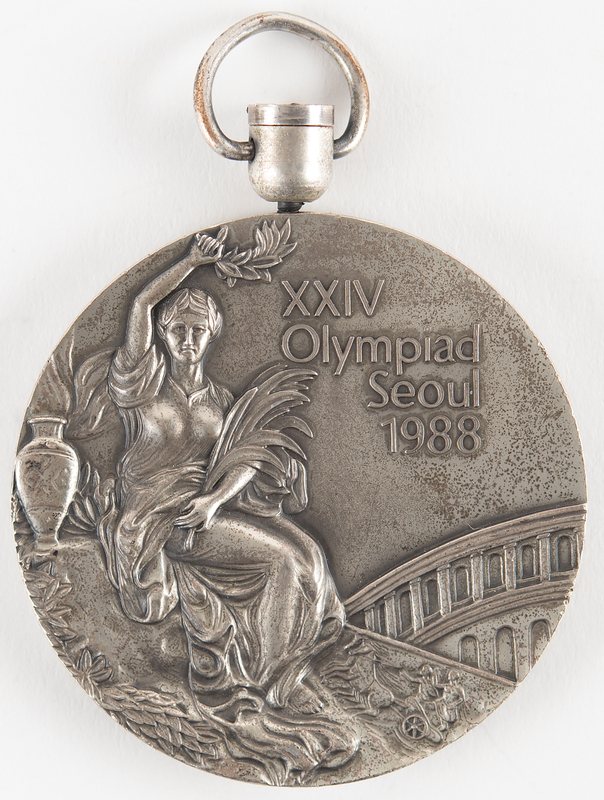 Lot 3093 Seoul 1988 Summer Olympics Silver Winner's Medal for Women's Basketball