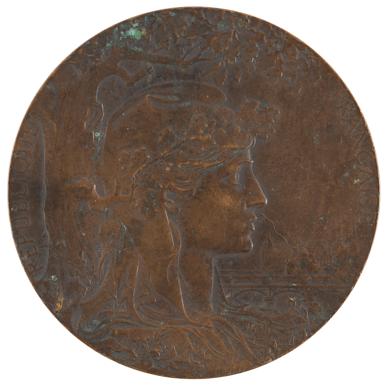 Lot 3051 Paris 1900 Exposition Universelle Non-Athletic Bronze Award Medal