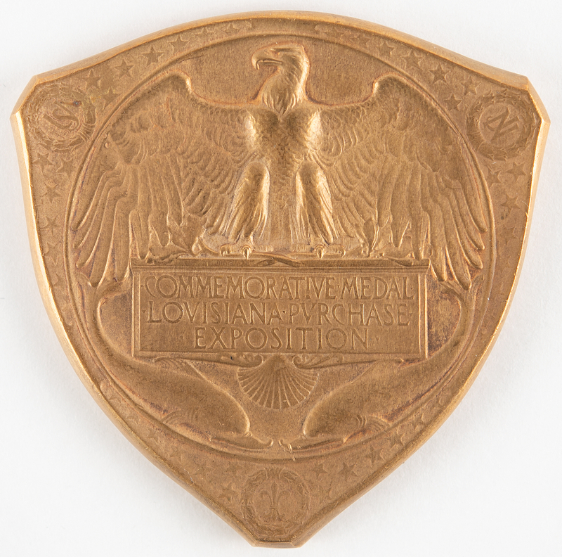 Lot 3053 St. Louis 1904 Louisiana Purchase Exposition Gilt Bronze Commemorative Medal