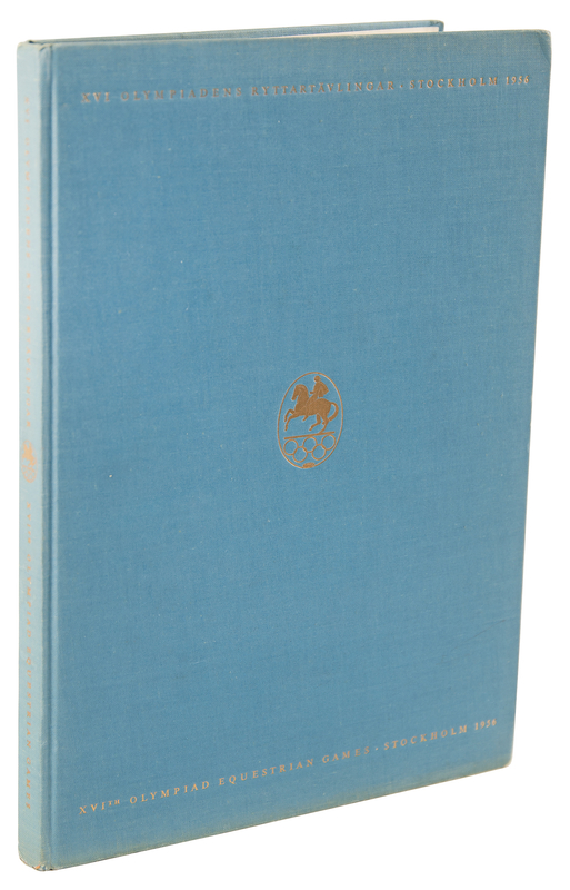 Lot 3284 Stockholm 1956 Summer Olympics Report