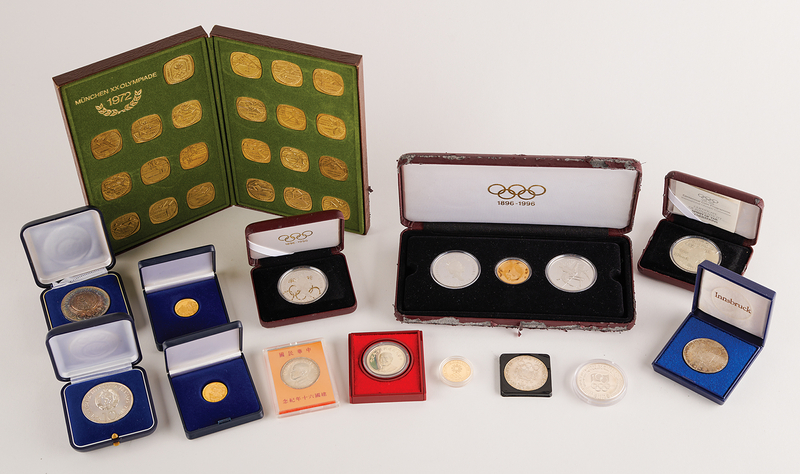 Lot 3340 Olympic Collection of (37) Commemorative Coins - From the Collection of IOC Member James Worrall