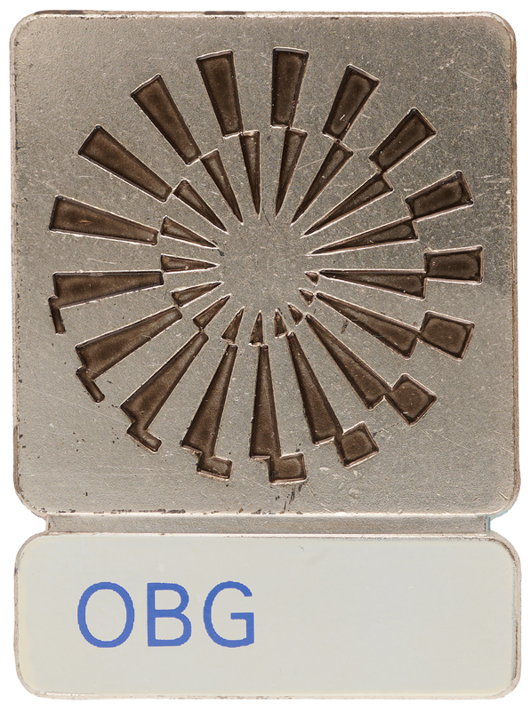 Lot 3232 Munich 1972 Summer Olympics OBG (Olympic Construction Company) Badge