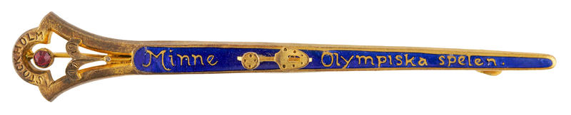 Lot 3304 Stockholm 1912 Olympics Souvenir Brooch