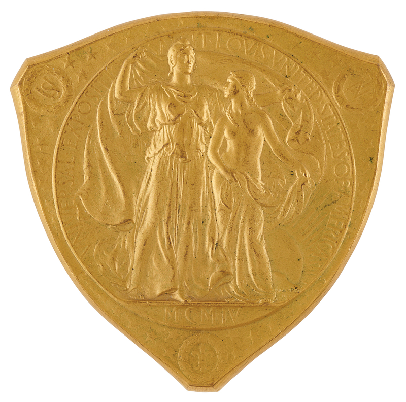 Lot 3055 St. Louis 1904 Louisiana Purchase Exposition 'Gold Medal, Philippine Exhibit' Non-Athletic Award Medal
