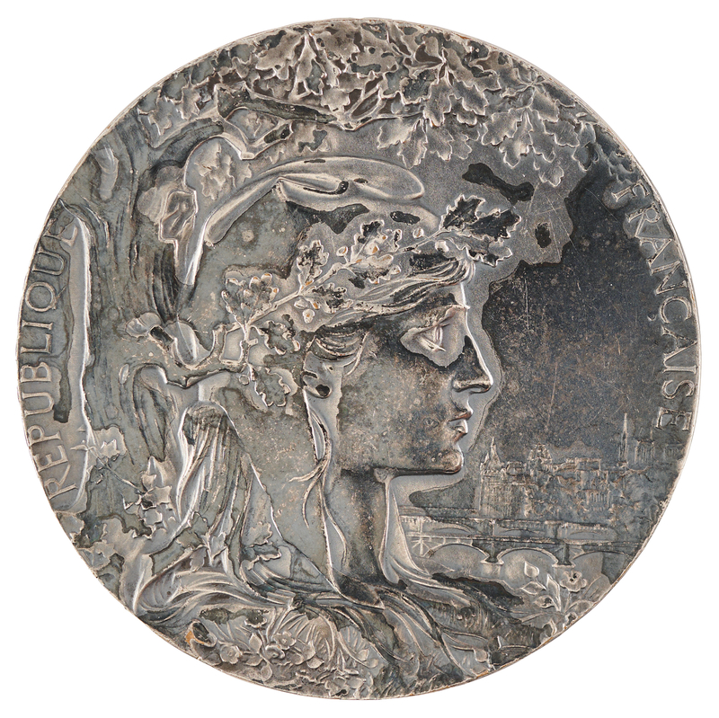 Lot 3047 Paris 1900 Exposition Universelle Non-Athletic Silvered Bronze Award Medal