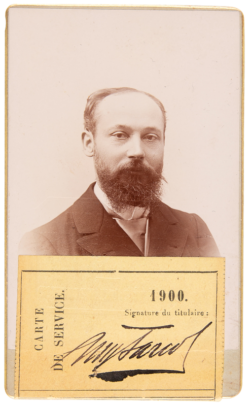 Lot 3301 Paris 1900 Exposition Universelle Service Card