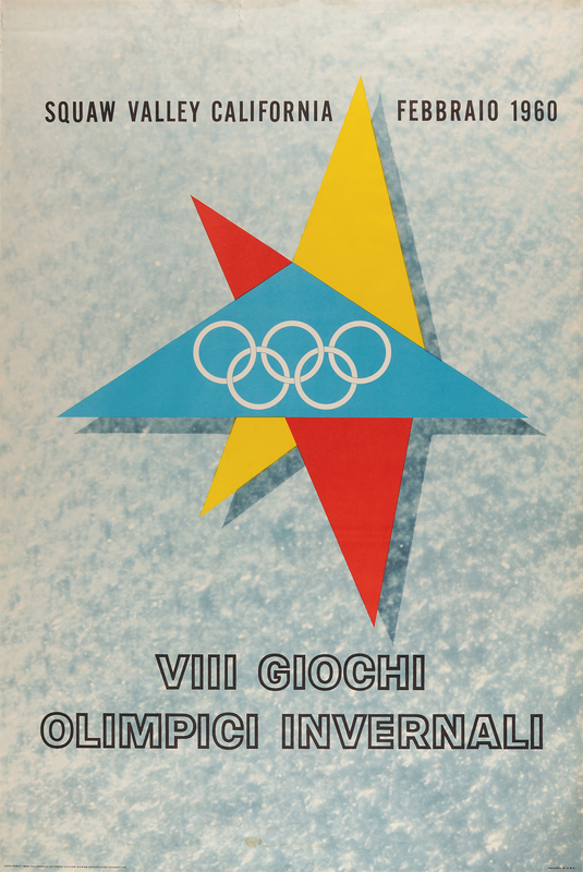 Lot 3257 Squaw Valley 1960 Winter Olympics Poster (24.75˝ x 37˝)