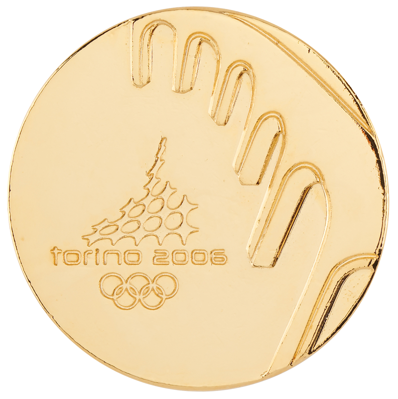 Lot 3154 Torino 2006 Winter Olympics Gold Participation Medal