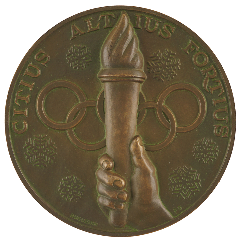 Lot 3073 St. Moritz 1948 Winter Olympics Bronze Winner's Medal