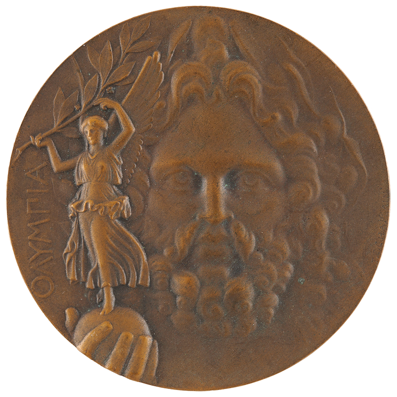 Lot 3059 Athens 1906 Intercalated Olympics Bronze Winner's Medal