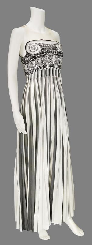 Lot 3295 Paris 2024 Summer Olympics Priestess Dress and Sandals