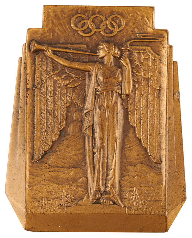 Lot 3126 Lake Placid 1932 Winter Olympics Bronze Participation Medal