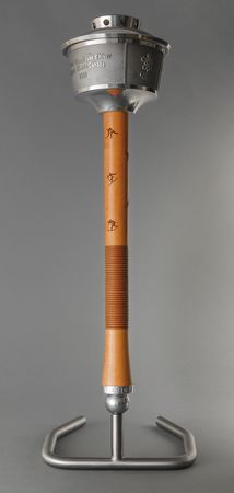 Lot #3016 Calgary 1988 Winter Olympics Torch and Mother Flame Lamp - Image 2