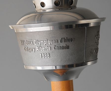 Lot #3016 Calgary 1988 Winter Olympics Torch and Mother Flame Lamp - Image 3