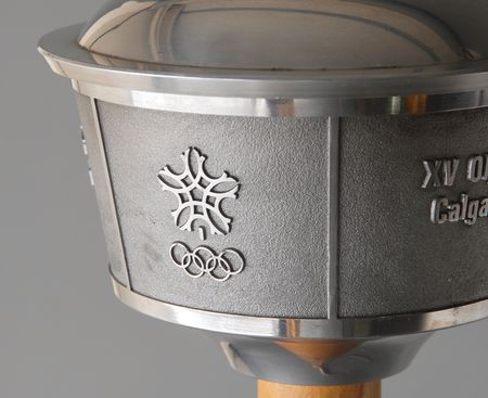 Lot #3016 Calgary 1988 Winter Olympics Torch and Mother Flame Lamp - Image 4