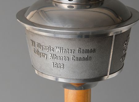 Lot #3016 Calgary 1988 Winter Olympics Torch and Mother Flame Lamp - Image 5