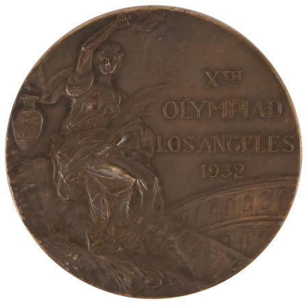 Lot #3069 Los Angeles 1932 Summer Olympics Gold Winner's Medal with Box - Image 2