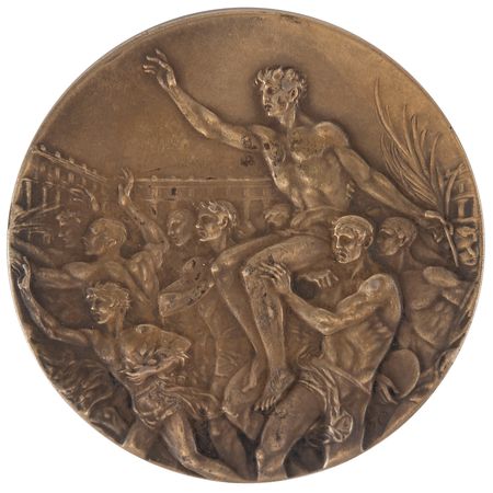 Lot #3069 Los Angeles 1932 Summer Olympics Gold Winner's Medal with Box - Image 3