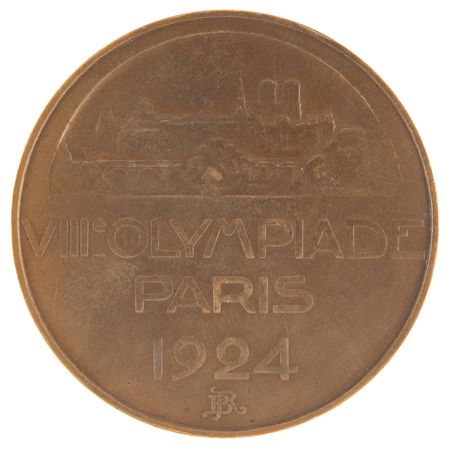 Lot #3125 Paris 1924 Summer Olympics Bronze Participation Medal - Image 2