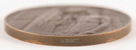 Lot #3125 Paris 1924 Summer Olympics Bronze Participation Medal - Image 3