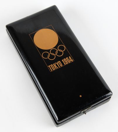 Lot #3080 Tokyo 1964 Summer Olympics Gold Winner's Medal for Fencing - Image 6