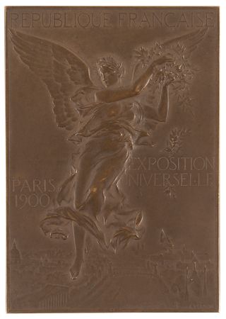 Lot #3046 Paris 1900 Olympics Bronze Winner's Medal for Shooting - Image 1