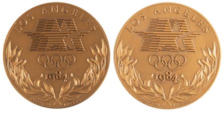 Lot #3151 Los Angeles 1984 Summer Olympics (2) Participation Medals - Image 2