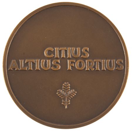 Lot #3128 Garmisch 1936 Winter Olympics Bronze Participation Medal - Image 2