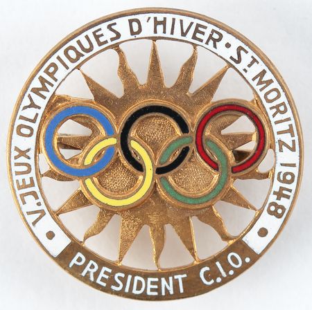 Lot #3203 St. Moritz 1948 Winter Olympics