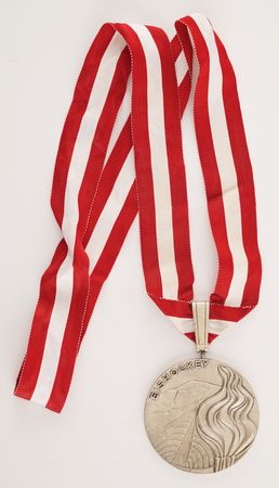 Lot #3089 Innsbruck 1976 Winter Olympics Silver Winner's Medal for Ice Hockey - Image 2