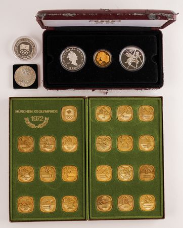 Lot #3340 Olympic Collection of (37) Commemorative Coins - From the Collection of IOC Member James Worrall - Image 2