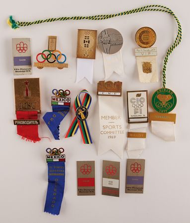 Lot #3243 IOC and Olympic Collection of (39) Pins and Badges - From the Collection of IOC Member James Worrall - Image 5