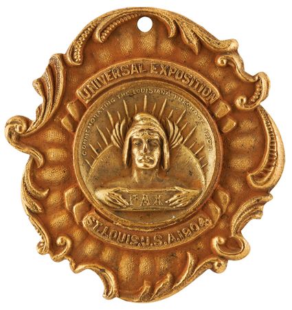 Lot #3177 St. Louis 1904 Olympics Judge's Badge - Image 1