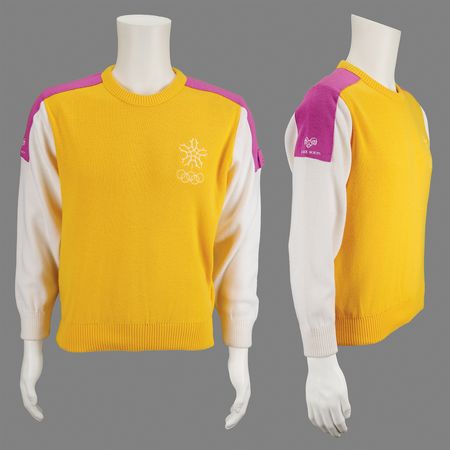 Lot #3332 Calgary 1988 Winter Olympics Apparel Collection (Coats, Hats, Pants, Sweaters) - Image 4